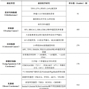 癌症基因组学的未来