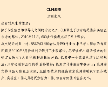 未来三年诊断行业的前景