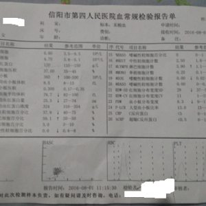 【检验临床面对面】一张“特殊”的血常规化验单