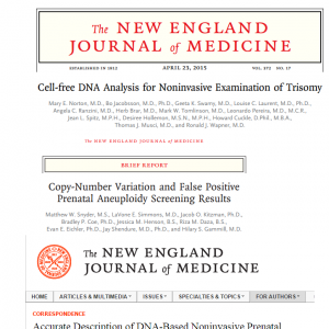 NEJM多文聚焦NIPT假阳性，边旭明教授从临床解析原因